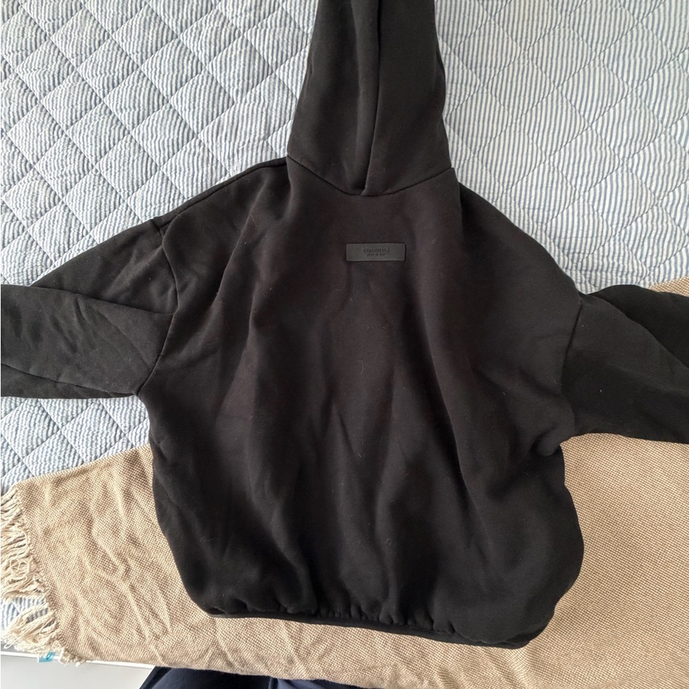 Essentials Fear of God Black Hoodie